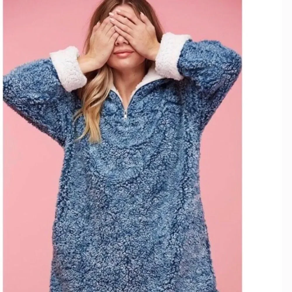 ✨ BLUE Cozy Pullover Sweater✨